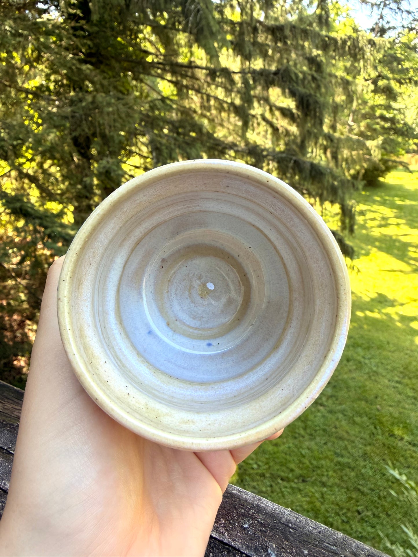 Blue Splatter Espresso Cup