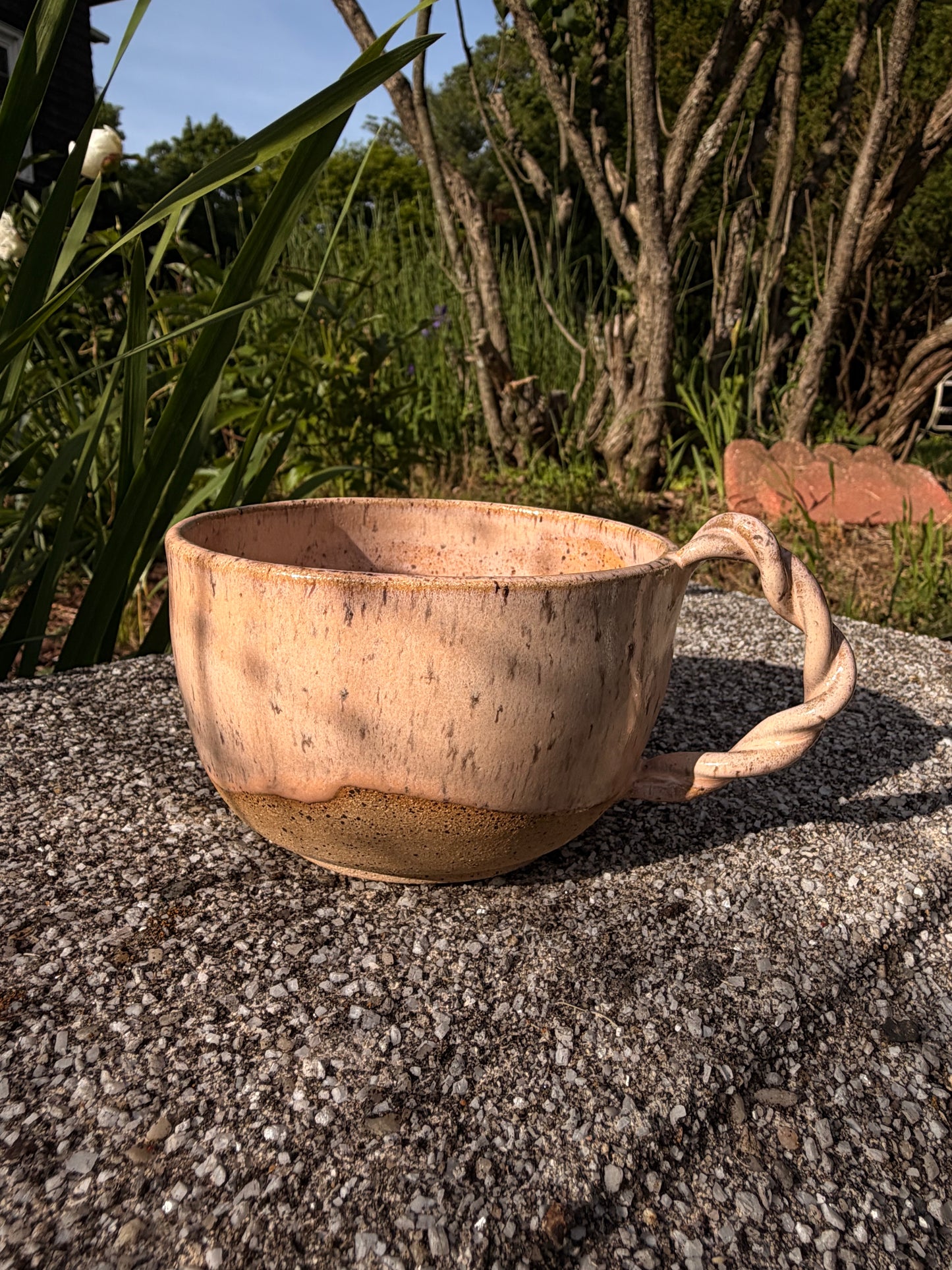Creamsicle Drip Cappuccino Mug