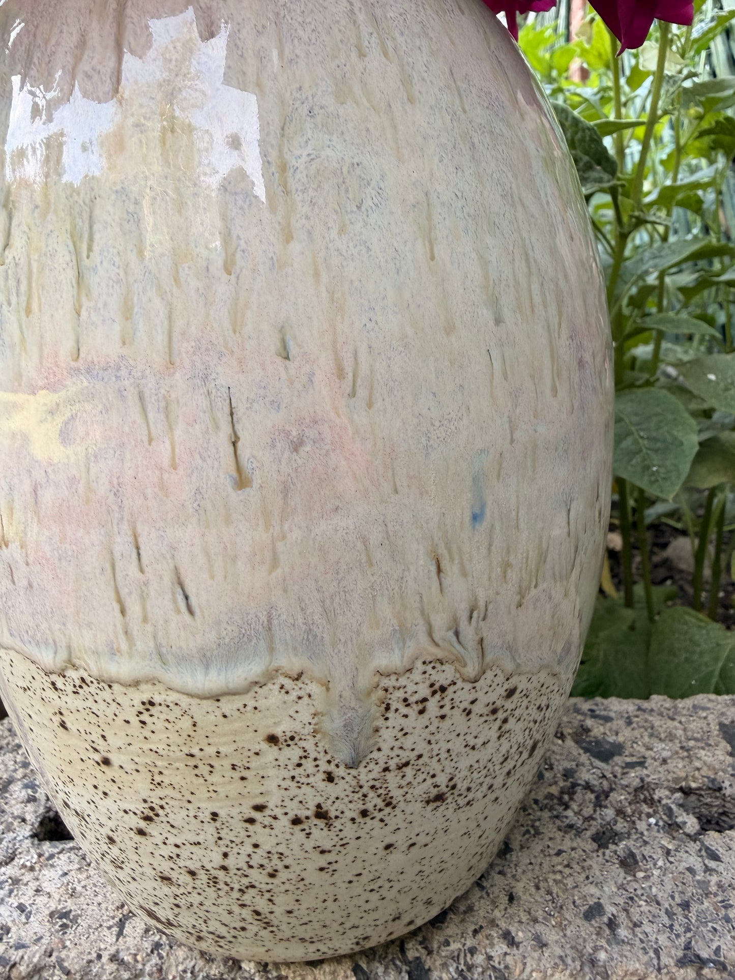 Large Drippy Flower Vase