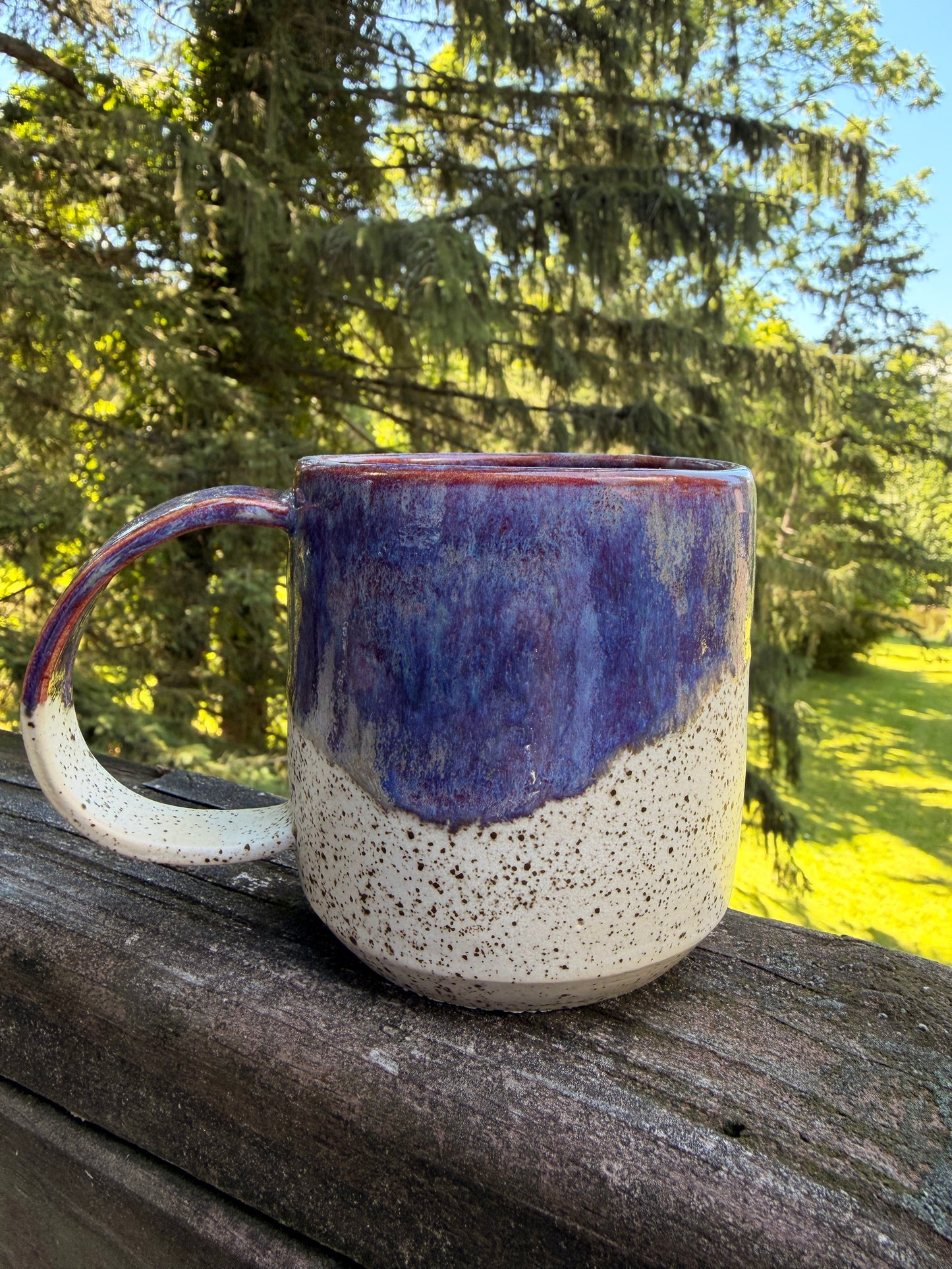 Purple Drip Mug