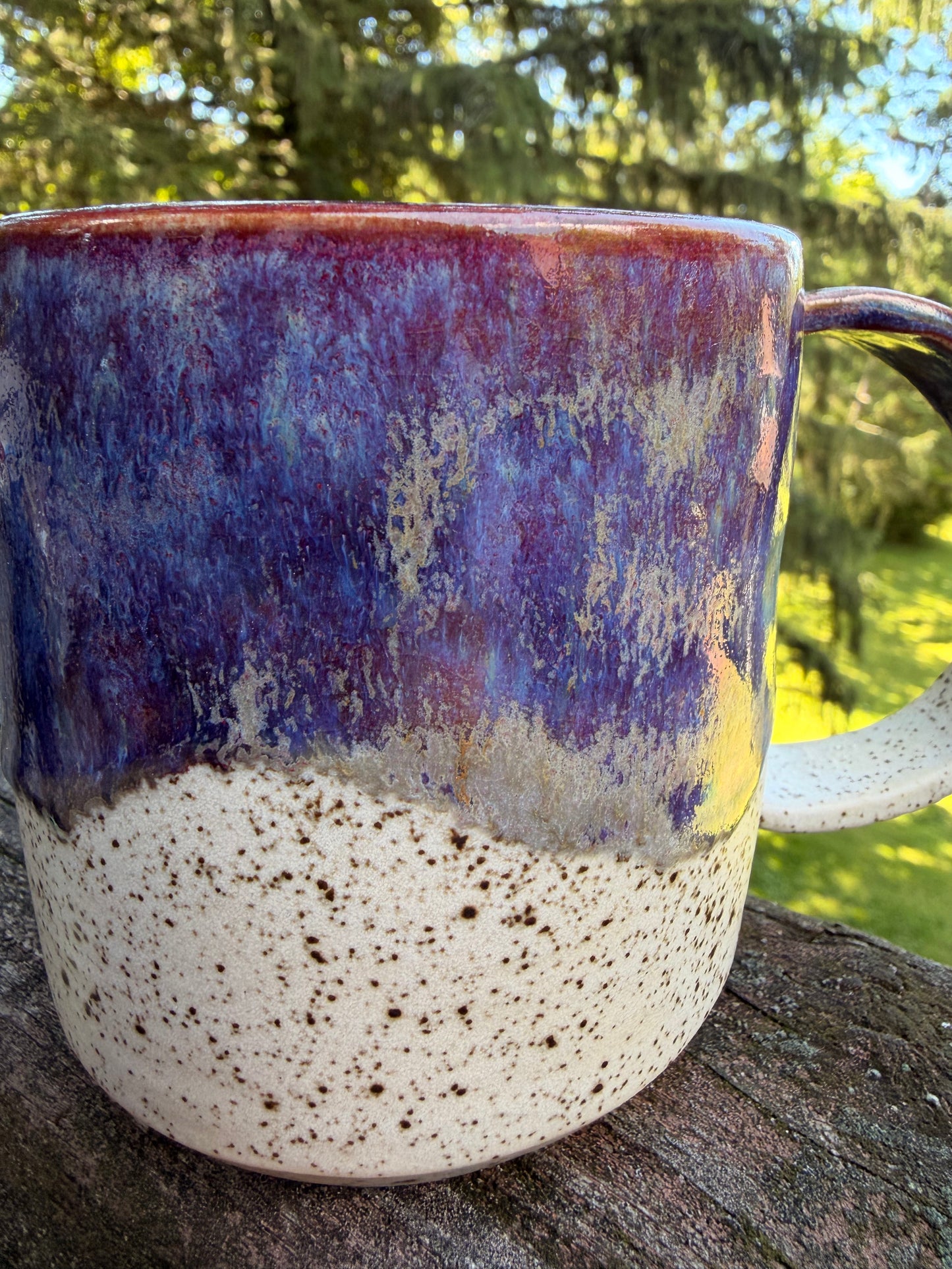 Purple Drip Mug