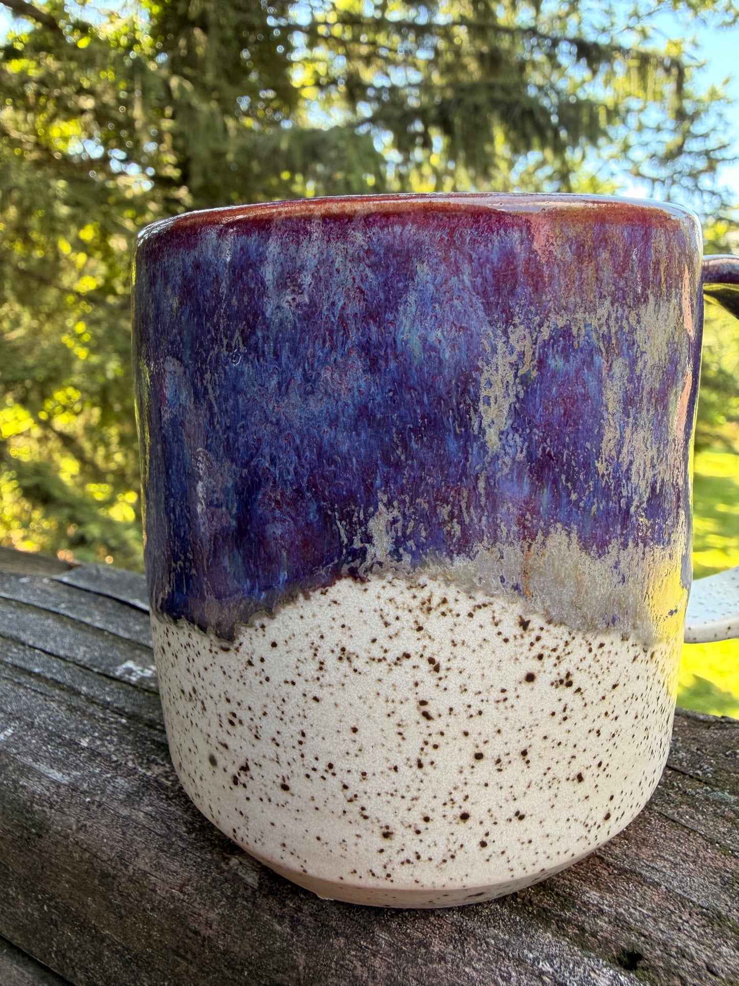 Purple Drip Mug